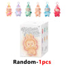For Labubu V3 the Monsters Heartbeat Macaron Enamel Face Blind Box Pvc Figurine Tabletop Ornament Kawaii Doll Birthday Gifts