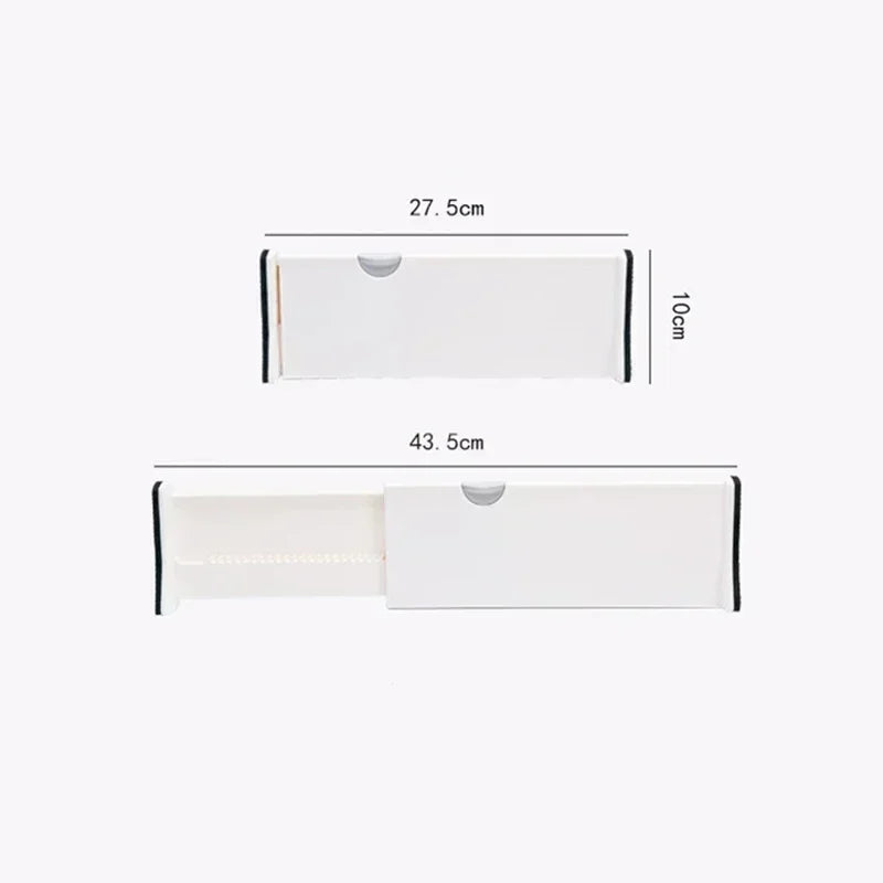 Adjustable Storage Drawers Divider Retractable Plastic Drawer Partition Holder Household Storage Clapboard Kitchen Organizador