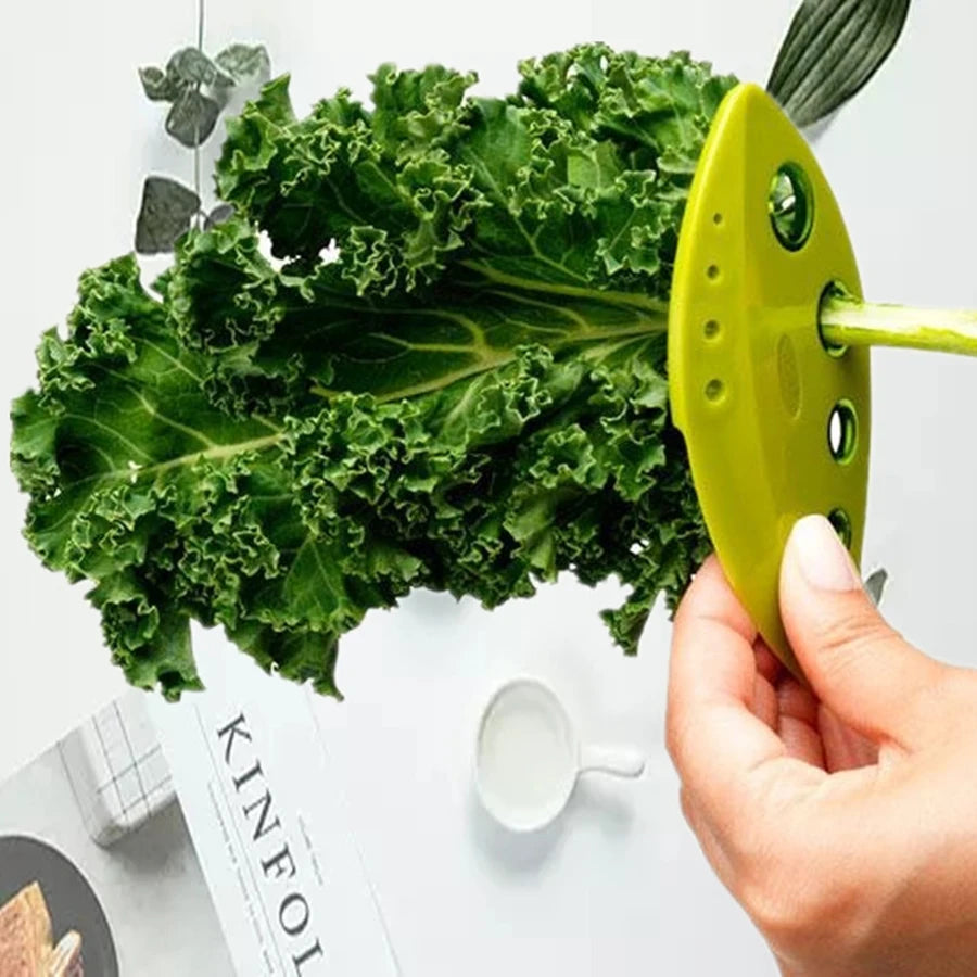 1PC Multi-Functional Vegetable Stem and Leaf Separator Vegetable Cutter 8 Well Vanilla Leaves Rosemary Stripper Kitchen Tools