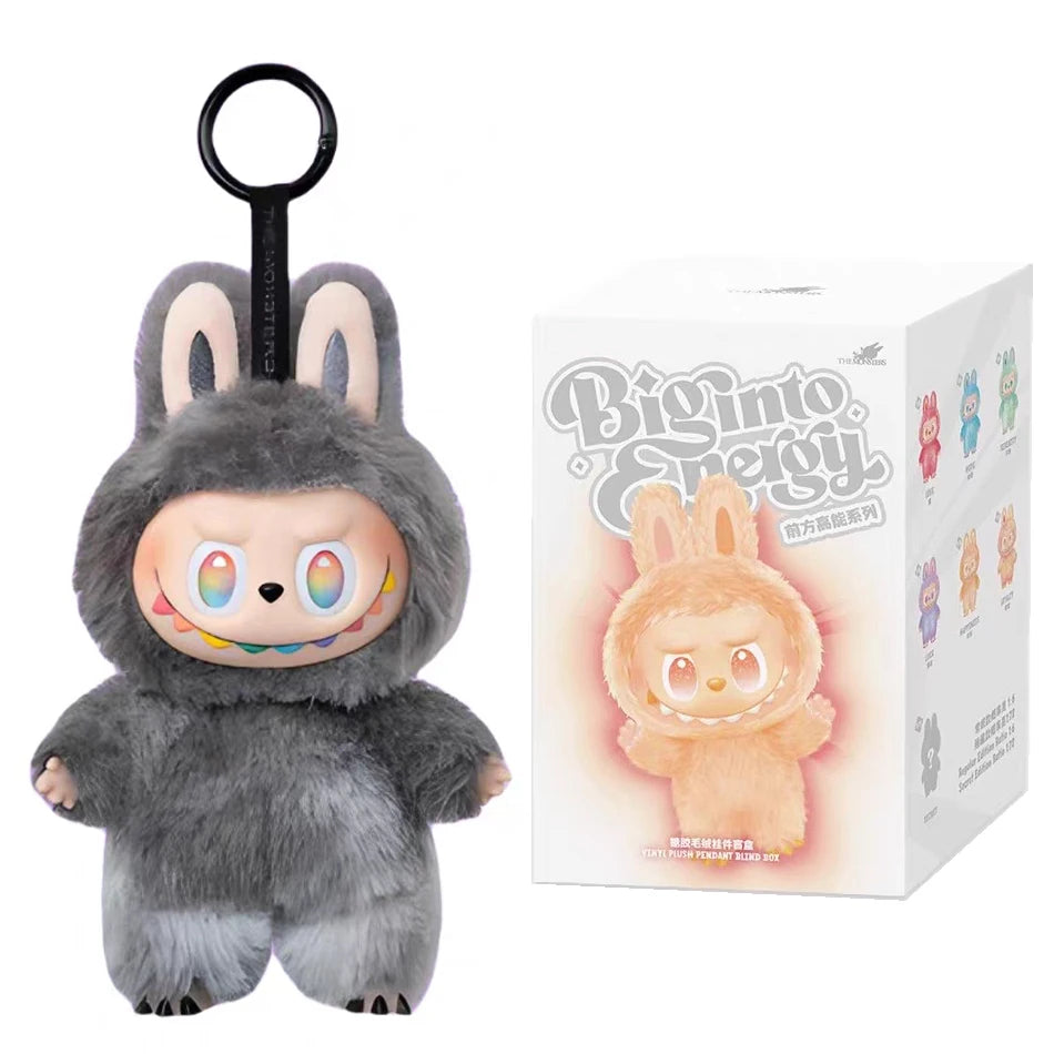 For Labubu V3 the Monsters Heartbeat Macaron Enamel Face Blind Box Pvc Figurine Tabletop Ornament Kawaii Doll Birthday Gifts