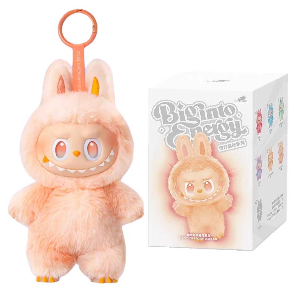 For Labubu V3 the Monsters Heartbeat Macaron Enamel Face Blind Box Pvc Figurine Tabletop Ornament Kawaii Doll Birthday Gifts