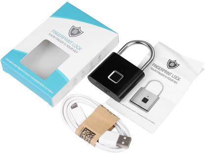 IP65 Smart Digital Alarm Fingerprint Pad Lock/Smart Biometric Fingerprint Padlock