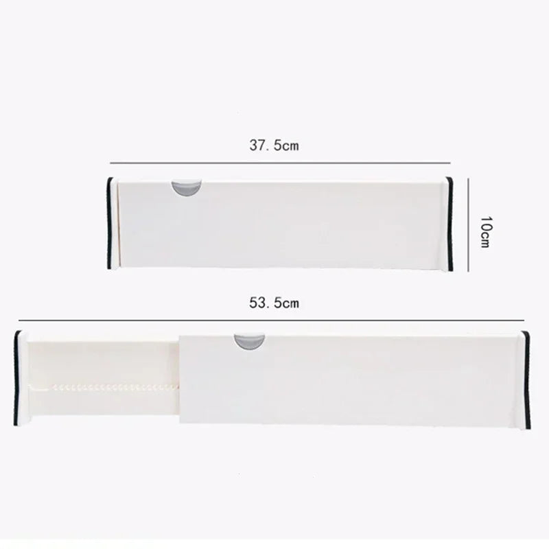 Adjustable Storage Drawers Divider Retractable Plastic Drawer Partition Holder Household Storage Clapboard Kitchen Organizador