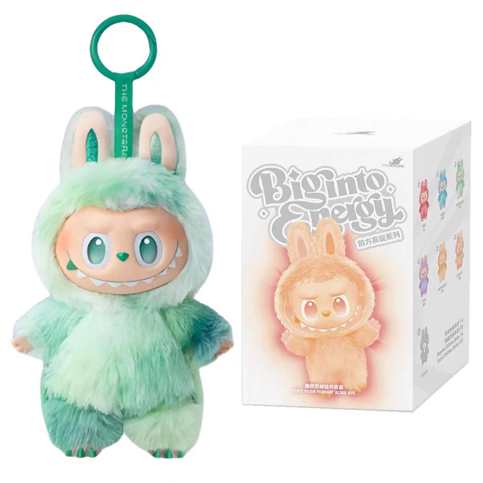 For Labubu V3 the Monsters Heartbeat Macaron Enamel Face Blind Box Pvc Figurine Tabletop Ornament Kawaii Doll Birthday Gifts