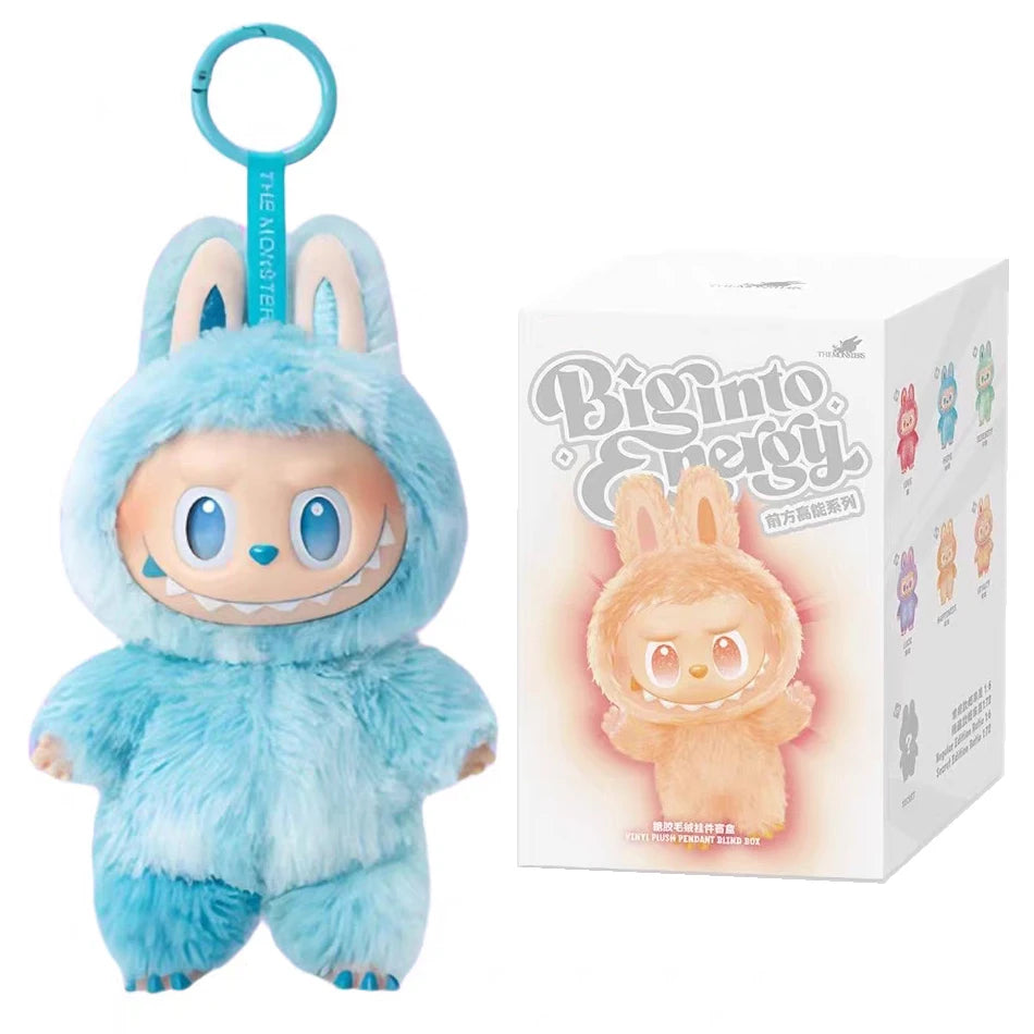 For Labubu V3 the Monsters Heartbeat Macaron Enamel Face Blind Box Pvc Figurine Tabletop Ornament Kawaii Doll Birthday Gifts