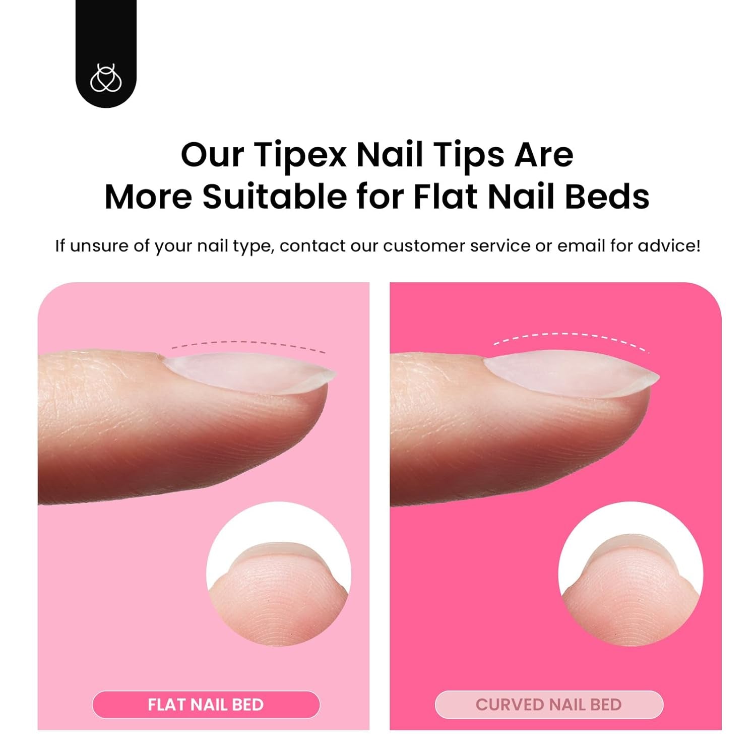 Beetles Tipex Gel Nail Kit Short Coffin Instant Apex Nail Tips, 224 Pcs 16 Sizes Pre-Building&Pre-Etched False Nail Tips with Tipex Uv Nail Glue,Mini Nail Lamp-Thick Acrylic Nail Set for Flat Nails